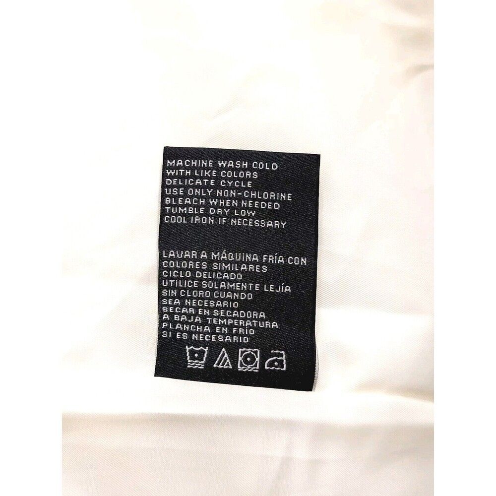 NWT Vince Camuto Womens Chic Hooded Rain Jacket Water Wind Resistant White, M - Picture 9 of 9
